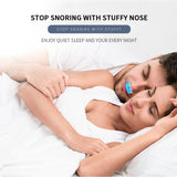 Three-Speed Variable Speed Adjustable Anti-Snoring Device USB Charging Nose Clip Sleep Aid Apnea Guard Night Device
