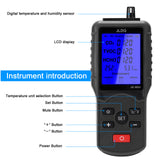 Carbon Dioxide Tester CO2 Detector Air Quality Detector TVOC Meter Temperature Humidity Measuring Device Multifunctional Tester