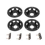 4pcs Speaker Basin Bracket Iron DIY Replacement Speaker Basin Stand Repair Accessories for 3 Inch Speakers
