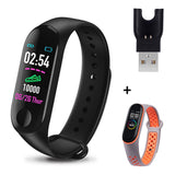 Sport Smart Band Women M3 Fitness Band With Replacement Strap for ios Android Phone IP67 Life Waterproof Heart-Rate Monitor