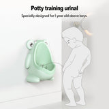 Cartoon Potty Training Urinal for Toddler Boys with Aiming Target Hanging Hole Wall Mount Suction Cup Boys Potty Training Toilet