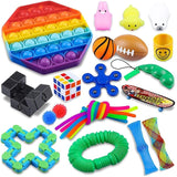 Fidget Toys Anti Stress Set Stretchy Strings Push Gift Pack Adults Children Sensory Antistress Relief Figet Toys