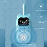 Walkie-Talkie, 3KM Children's Walkie Talkie Parent-Child Interactive LED Light with Waterproof USB Charging