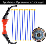 Kids Shooting Outdoor Sports Toy Bow Arrow Set Plastic Toys For Children Outdoor Funny Toys With Sucker Gifts Set Kids Toy