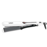 Max 446F professional hair curler curling iron hair styling tools 7-teeth plate hair styler tongs corrugation hair crimper