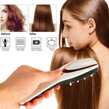 Laser Hair Growth Brush Comb Infrared Electric Massage Anti Hair Loss Phototherapy Scalp Massager Hair Comb USB Rechargeable