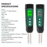 3-In-1 Digital Soil Tester LED Screen with Backlight Soil EC/Humidity/Temperature Meter Plant Moisture Meter Hygrometer