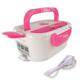 Electric Heating Home and Car 12V 220V Plug-in Lunch Boxes Plastic or Steel Food Container Portable Dish  kids lunch box