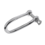 1 Pcs 8mm Yacht Boat Twisted Anchor Shackle Corrosion Resistance 316 Stainless Steel