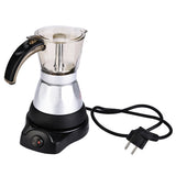 Coffee Kettle 3-6 Cups 480W Electric Espresso Moka Pot Detachable Kitchen Stovetop Coffee Maker Large Capacity 150/300ml