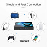 T95 6K H616 Quad Core Media player Play  Android 10  2.4g & 5g Wifi Bluetooth 5.0 4g 16g 32gb 64gbMedia Player