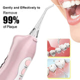 Professional Oral Irrigator USB Rechargeable Water Flosser Portable 3Models 300ML Water Tank Waterproof Teeth Cleaner Water Jet