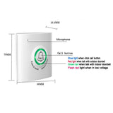 2.4G Wireless Intercom Doorbell Voice 2-Way Intercom Doorbell For Home Security Access Control System Intercom Doorbell