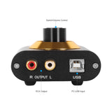 PJ.MIAOLAI  CM6642 Mini HiFi Audio USB Desktop DAC   Headphone Sound Card  USB Input RCA Output Amplifier 16-350 Ohm