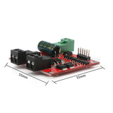 1 Pc Red 7A 160W High Quality Motor Drive Module H Bridge L298 Logic PWM Drive Control Optocoupler