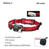 Mountain Lux Makino High Bright Sensor Outdoor Hiking Mountaineering Rechargeable Waterproof Off-road Camping Headlight