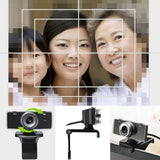 USB 2.0 Web Camera Webcam Desktop Web Cameras With Digital Microphone Webcams 1.3MP For PC Laptop Computer Monitor 30FPS