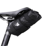 Rhinowalk Bicycle Bag Top Front Tube Frame Bag Burrito Pack Pouch Tool Bag Cycling Accessories Black MTB Bike Rear Tool Kits