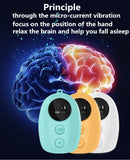 Smart Microcurrent Sleep Holding Anxiety Head Massager Handheld Vibration Sleep Aid Instrument Relaxion USB Charging