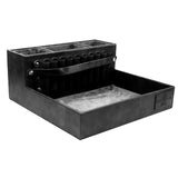 Salon Barber Storage Box Large Hairdressing Tool Storage Box Electric Clipper Dryer Comb Socket Storage Display Tray