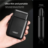 Ultra-thin Mini Men's Electric Shaver Beard Trimmer Cordless Rechargeable Haircut Shaveing Machine Blade Waterproof Razor 50