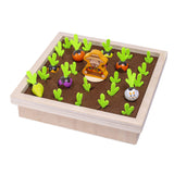 Creative Simulation Vegetable Memory Board Game Farm Carrot Pulling Board Game Early Education Toy Gift For Kids Children