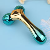 Face Lift Massage Roller Natural Pink Crystal Jade Roller Face Eye Relaxing Massage Anti-wrinkle Beauty Instrument