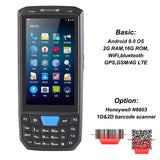 4G Handheld PDA Android 9.0 POS Terminal Touch Screen 2D Barcode Scanner Wireless Wifi Bluetooth GPS QR Code Reader