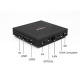 Android 9.0 Leadcool Max Smart Tv Box RK3318 Quad Core 100M LAN USB3.0 Media Player 2GB 16GB 4GB 64GB Leadcool Android Tv Box
