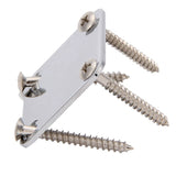 1 Set Electric Guitar Neck Plate with Screws &amp; 1x 24 Frets New Replacement Maple Neck Rosewood Fretboard Fingerboard