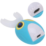 U Shaped Children Electric Sonic Toothbrush Intelligent Cleaning Toothbrush Oral Care Tool Blue 7 12 Years Old