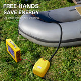 DC12V Air Pump with Nozzles Storage Bag Electric inflator Portable DC Air Pump Inflation and Deflation