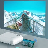 P62 Home Theater LED USB Video Beamer For Mobile Phone Mini Projector Android 4500 Lumens 1920*1080P Supported Miracast