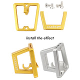 Dropship-Litepro Front Carrier Cycling Parts for Brompton Aluminum Alloy Pig Nose Panniers Block Bracket Bag Racks Folding Bike