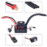 SURPASS HOBBY 3670 2650KV 3-6S Sensorless Brushless Motor with 120A Waterproof Brushless ESC for 1/10 1/8 RC Car Truck Buggy Toy