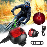2020 NEW Bike Lights Safety Warning Light Waterproof 5 Modes Bike Taillight 180° Widen Warning Night Lante Bicycle Lights