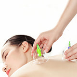 12pcs Chinese Cupping Therapy Set Traditional Biomagnetic Vacuum Cupping Therapy Cup Healthy Body Suction Therapy Massag