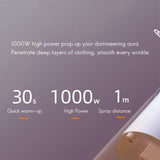 Steamer for Clothes, Handheld Garment Steamer, Powerful Wrinkle Remover, Portable Fabric Steam Iron Clothing Eu Plug