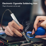 USB portable mini electric soldering iron electric tin soldering iron with voltage regulator wired kit soldering iron stand