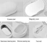 Contact Lens Ultrasonic Cleaning Machine 56000Hz High Frequency Vibration Rechargeable Automatic Contact Lens Cleaner Washer