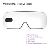 Smart Eye Massager Bluetooth Music Voice Broadcast Vibrator Massage Pressotherapy Improve Eyesight Electric Eye Trainer Glasses