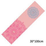 30*100cm Cooling Sports Towels Yoga Mat Cover Towels Non-slip Gym Fitness Printed Microfiber Travel Quick-drying Cushion Pilates