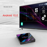 H96 MAX RK3318 Smart TV Box Android 10 2GB 16GB 4K for Youtube Media Player H96MAX TVBOX Set Top Box