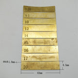 Electric Guitar Bass Radius Fingerboard Fret Press Caul Insert 7.25/9.5/10/12/14/15/16/17/20 Arc Pressure Wire Tool