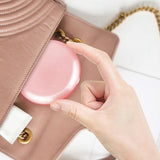LED Mini Makeup Mirror Hand Held Fold Small Portable USB Cosmetic