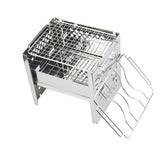 Outdoor Camping Wood Stove Portable Folding Stainless Steel Firewood Stove Burning Picnic Wood Stove Accessories Hot Sell