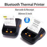 80mm Bluetooth Thermal Printer Label &amp; Receipt Command Portable Wireless 2 In 1 Phone And Computer Mini Thermal Printer