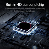 Redragon GS520 Anvil Aux 3.5mm Stereo Surround Music RGB Speakers Sound Bar For Computer 2.0 PC Home Notebook TV Loudspeakers