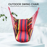 Outdoor Hammock Swing Thicken Chair Hanging Swing Chair Portable Relaxation Canvas Swing Travel Camping Lazy Chair No Pillow