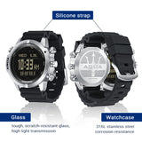 NORTH EDGE AQUA Men's Professional Diving Computer Watch Scuba Diving NDL 50M Dive Watches Altimeter Barometer Compass